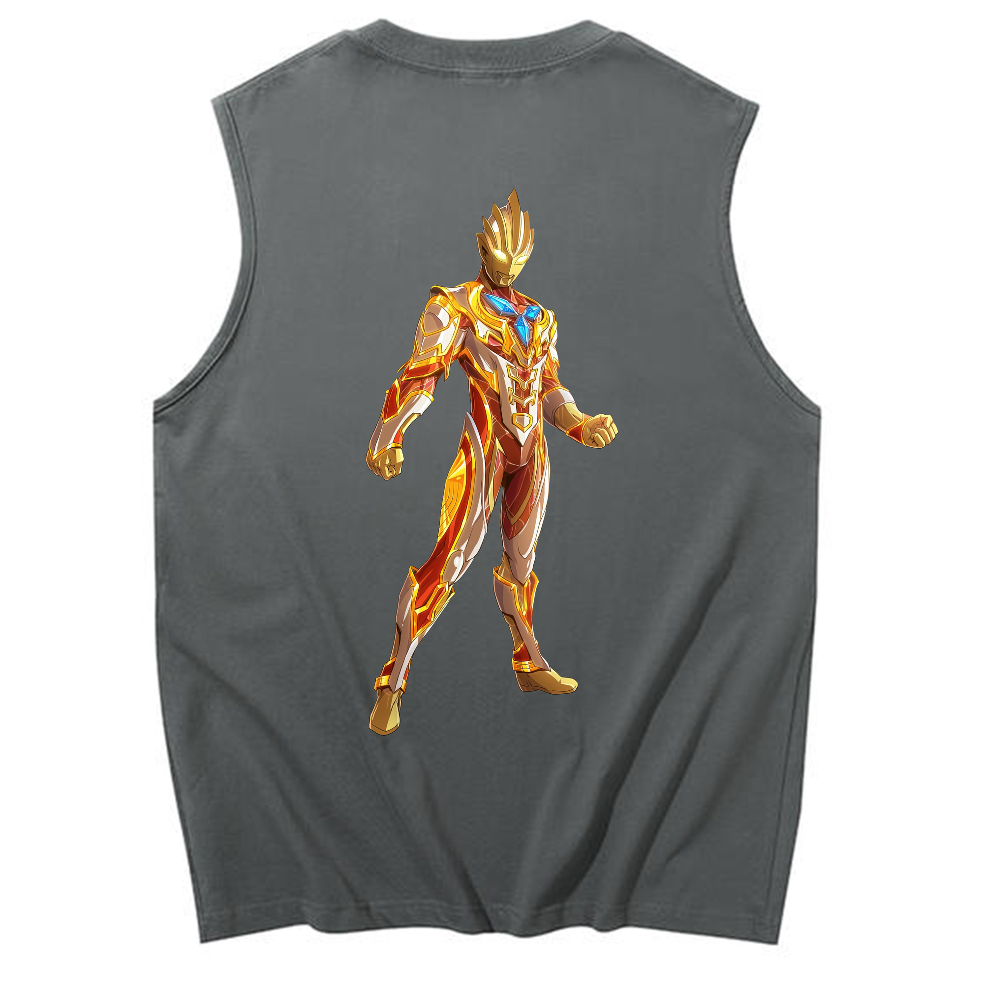 （画像用） ウルトラマン Ultraman コットン100％タンクトップ（背面プリント）